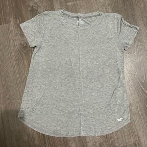 Hollister Women's Heather Gray Easy Tee